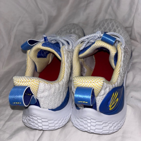 Men Sz 9 / Women 10.5 Under Armor Curry Flow 10 Dub Nation Home PE 3027510-100 - Picture 3 of 6